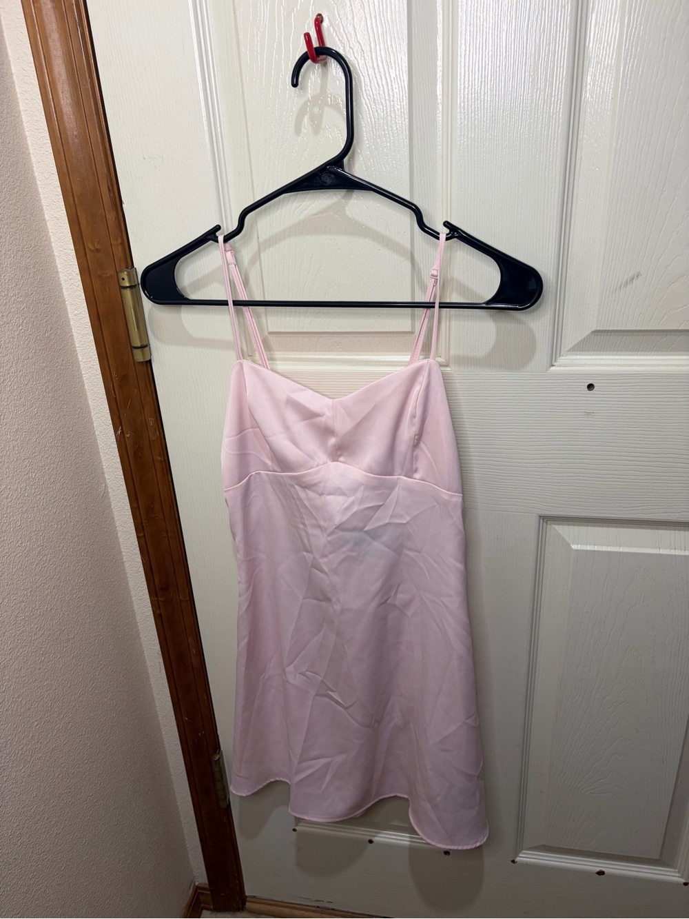 Urban Outfitters Pale Pink Satin Slip Dress